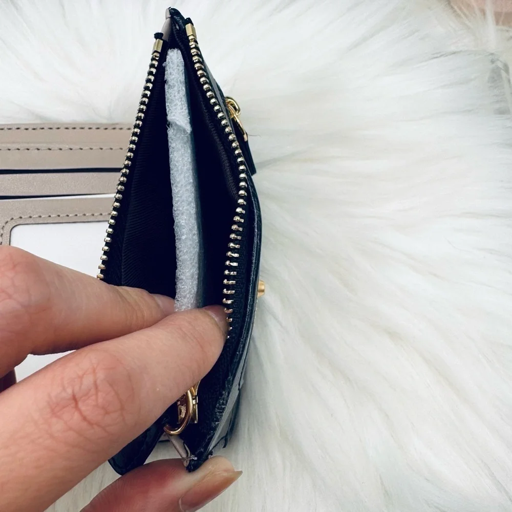 Women's Multi-Function Faux Leather Wallet in black